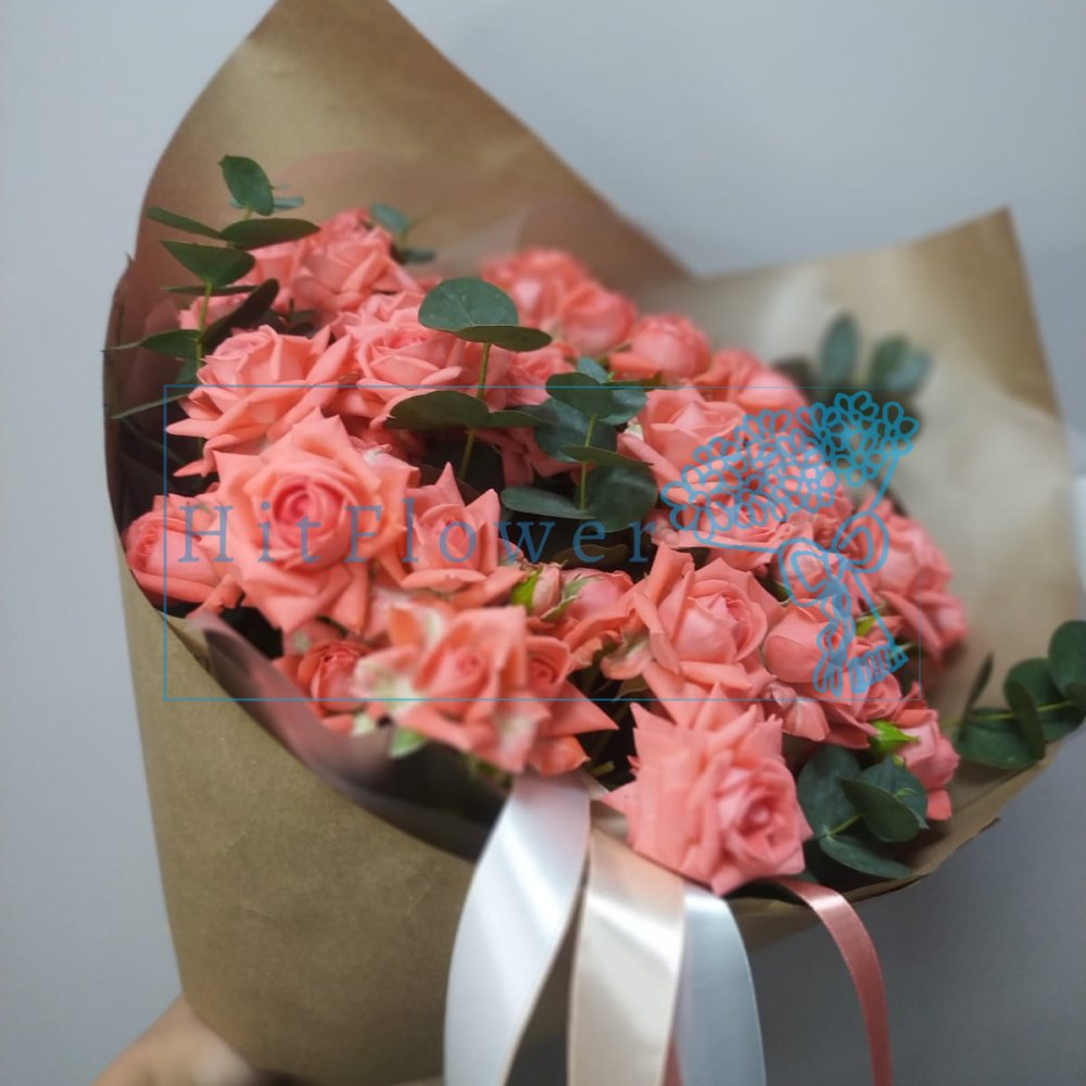 Букет цветов из: Розы